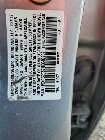 2017 HONDA CIVIC LX #3302798994