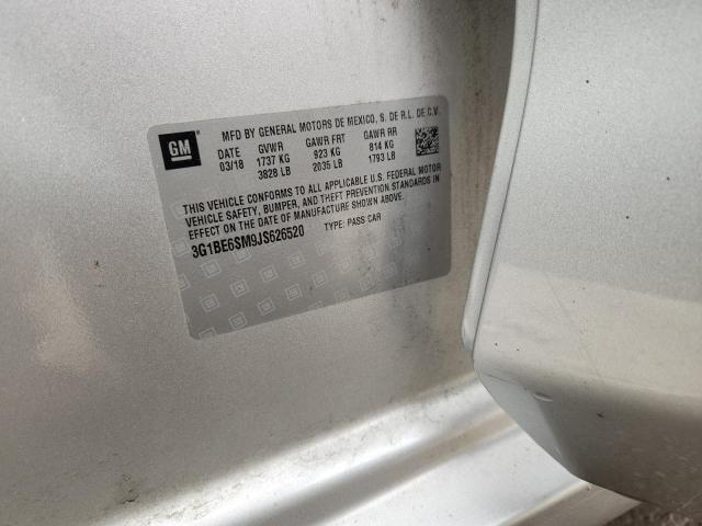 2018 CHEVROLET CRUZE LT - 3G1BE6SM9JS626520