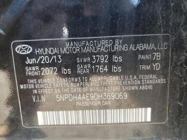 2013 HYUNDAI ELANTRA GL - 5NPDH4AE9DH369069