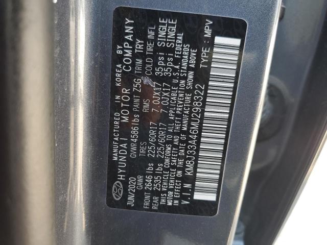 2021 HYUNDAI TUCSON LIM - KM8J33A46MU298322