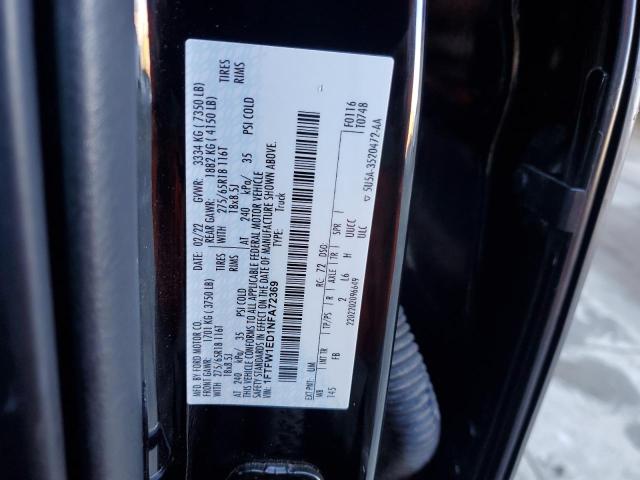 2022 FORD F150 SUPERCREW - 1FTFW1ED1NFA72369