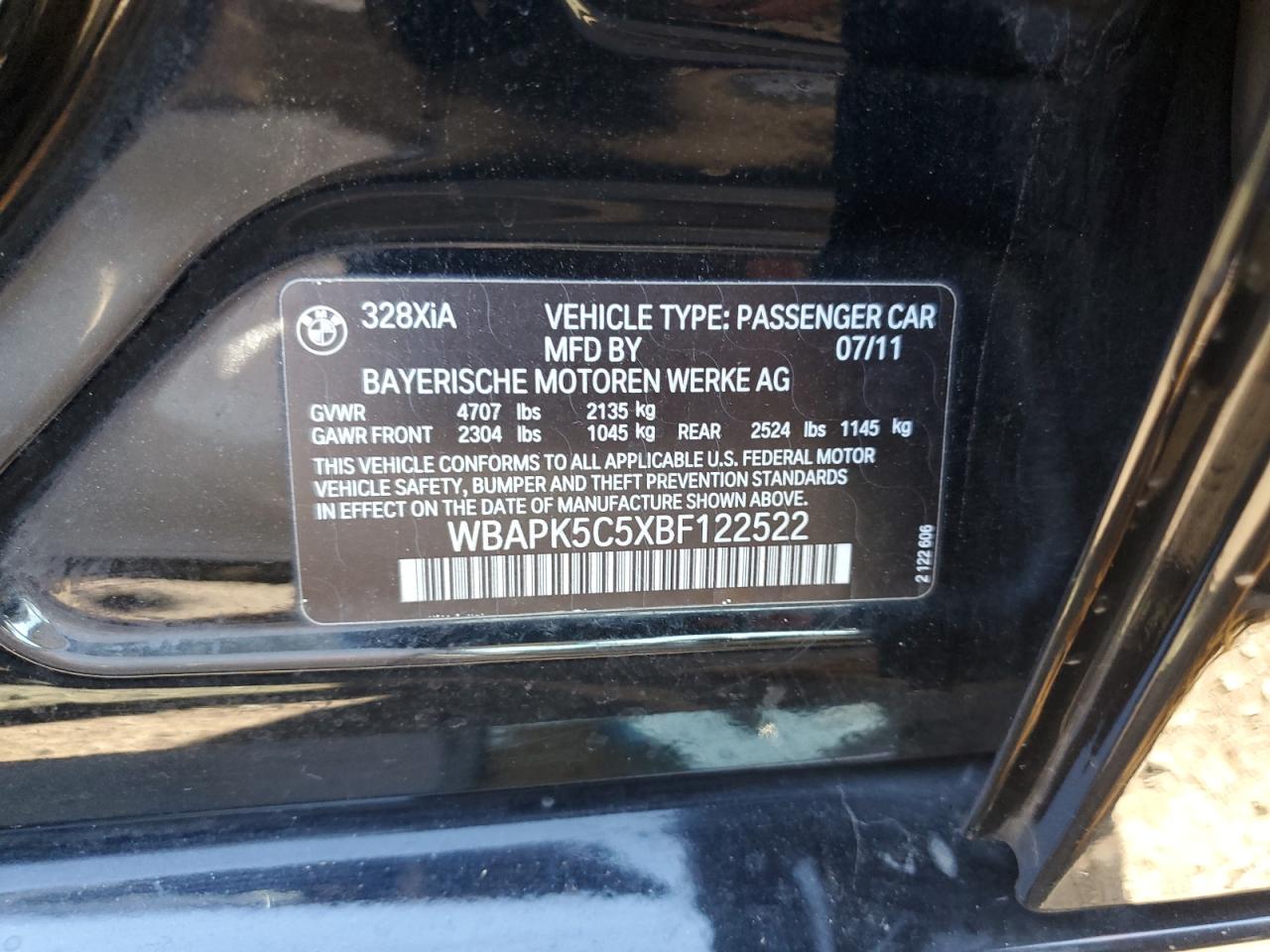 BMW 3 SERIES XI SULEV