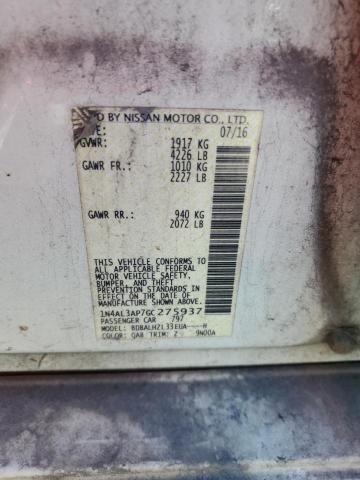 2016 NISSAN ALTIMA 2.5 - 1N4AL3AP7GC275937