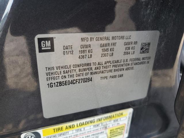 2012 CHEVROLET MALIBU LS #3285012937