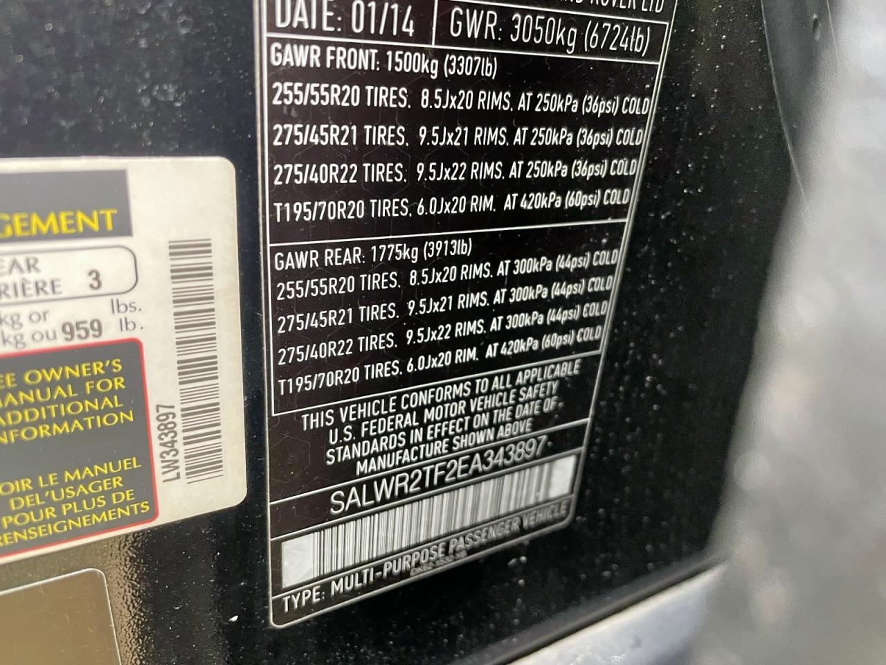 LAND ROVER RANGE ROVER SC