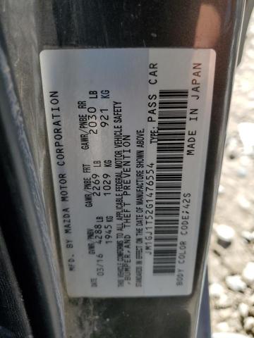 2016 MAZDA 6 TOURING - JM1GJ1T52G1476554