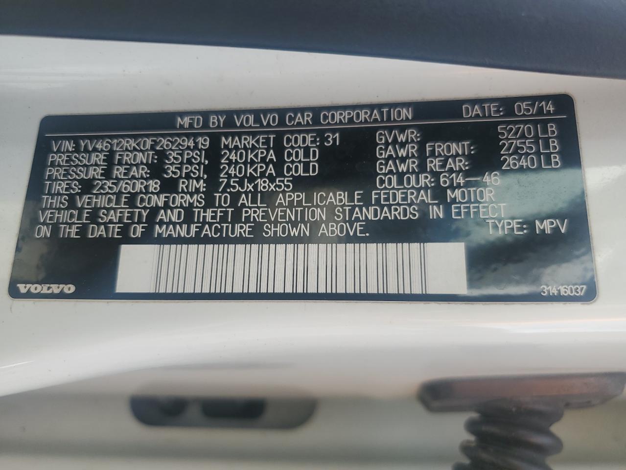 VOLVO XC60 T5 PREMIER