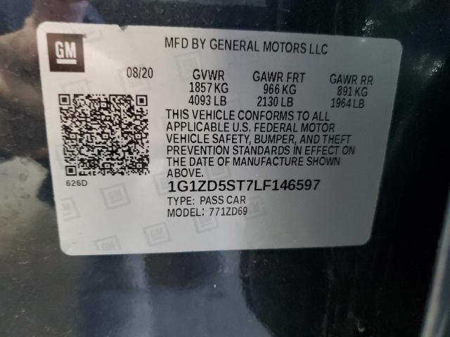 2020 CHEVROLET MALIBU LT #3304631969