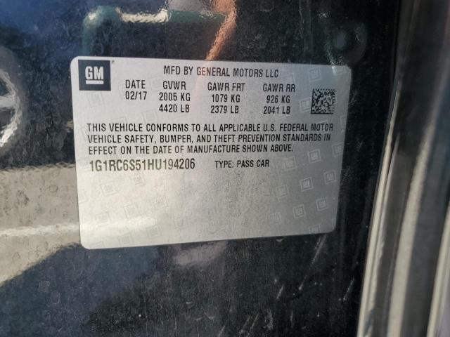 2017 CHEVROLET VOLT LT #3308273152