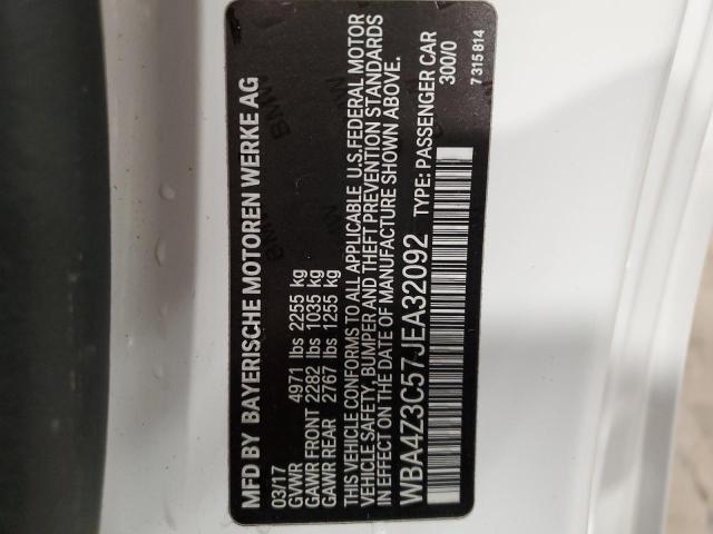 2018 BMW 430XI WBA4Z3C57JEA32092