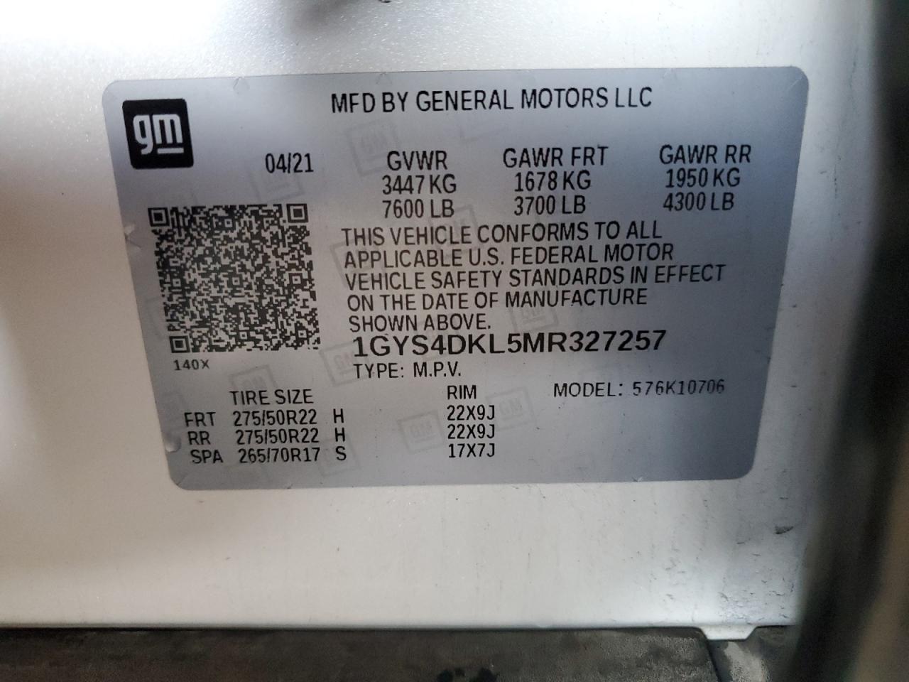 CADILLAC ESCALADE PREMIUM LUXURY PLATINUM