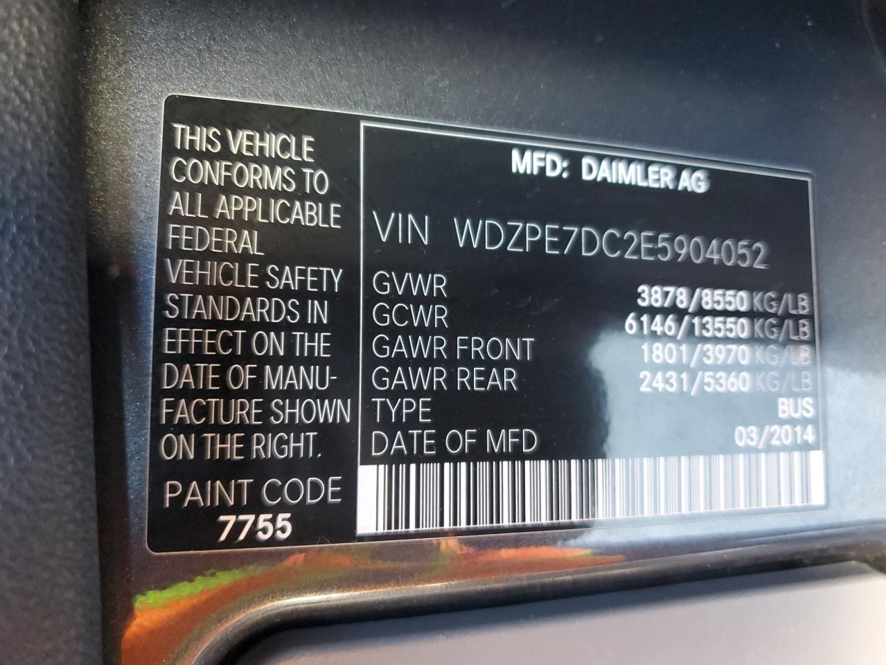 MERCEDES-BENZ SPRINTER 2500