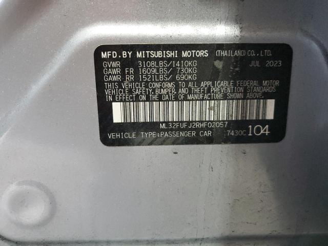 2024 MITSUBISHI MIRAGE G4 - ML32FUFJ2RHF02057