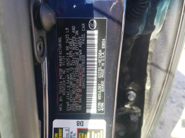 2022 LEXUS ES 350 BAS #3291355163