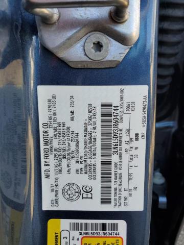 2018 LINCOLN MKZ SELECT 3LN6L5D93JR604744