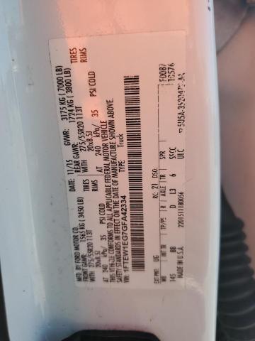 2016 FORD F150 SUPER - 1FTEW1EG7GFA42334