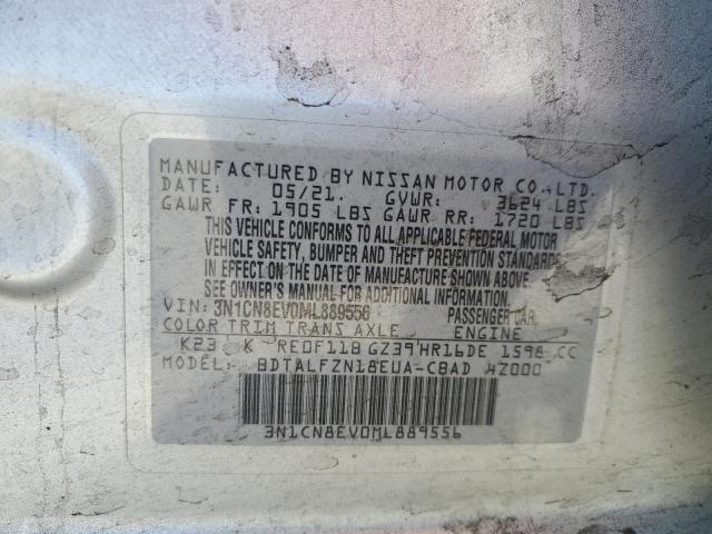 2021 NISSAN VERSA SV - 3N1CN8EV0ML889556