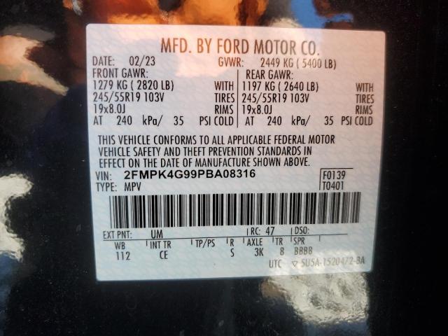 2023 FORD EDGE SE - 2FMPK4G99PBA08316