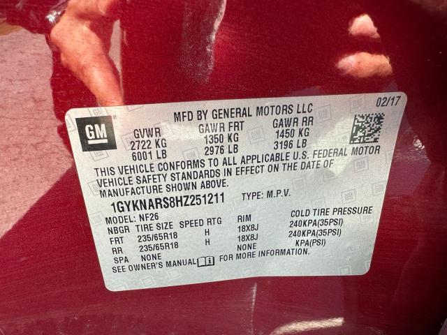 2017 CADILLAC XT5 #3259480160