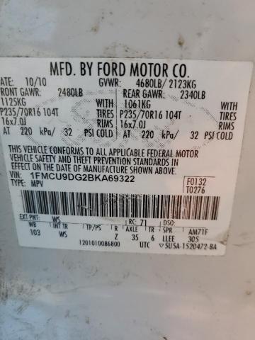 2011 FORD ESCAPE XLT #3294520494