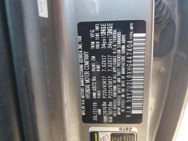 2017 HYUNDAI SANTA FE S - 5XYZU3LBXHG447404