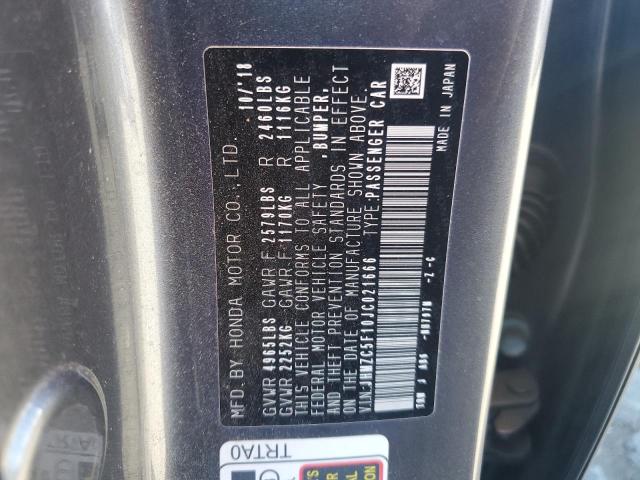 2018 HONDA CLARITY JHMZC5F10JC021666