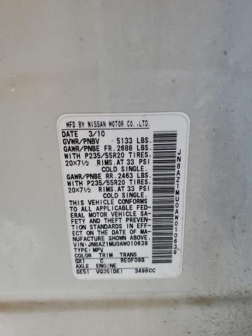 2010 NISSAN MURANO S #3282514868