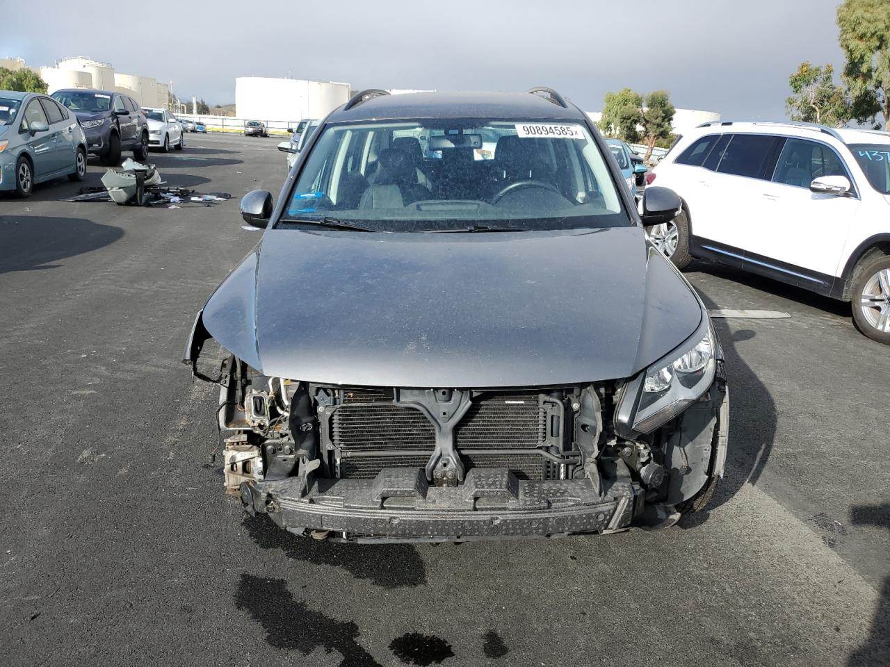 Lot #3309234615 2017 VOLKSWAGEN TIGUAN S