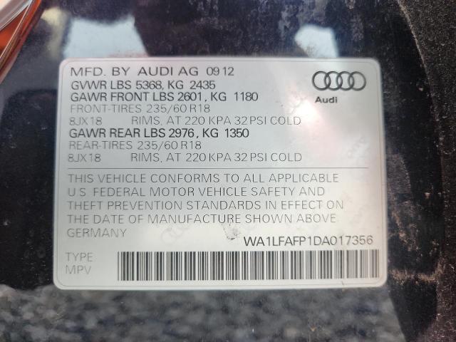 2013 AUDI Q5 PREMIUM - WA1LFAFP1DA017356