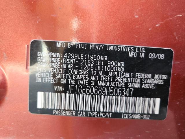 2009 SUBARU IMPREZA 2. #3304620435