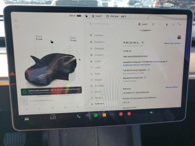 2025 TESLA MODEL Y #3302659083