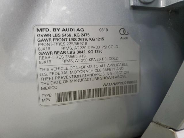 2018 AUDI Q5 PREMIUM - WA1ANAFY9J2158622