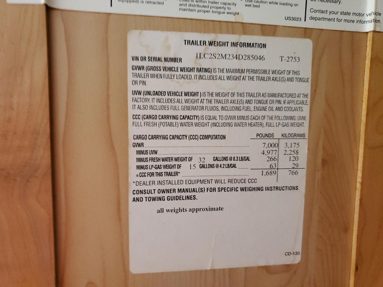 Lot #3265131753 2004 SUNLINE SOLARIS