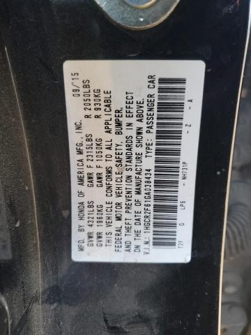 2016 HONDA ACCORD SPO 1HGCR2F61GA038434