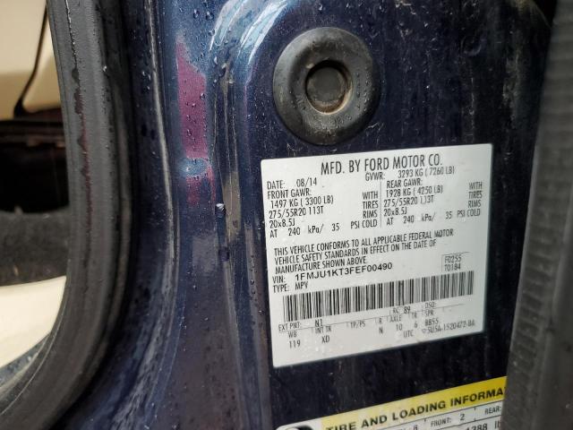 2015 FORD EXPEDITION LIMITED - 1FMJU1KT3FEF00490