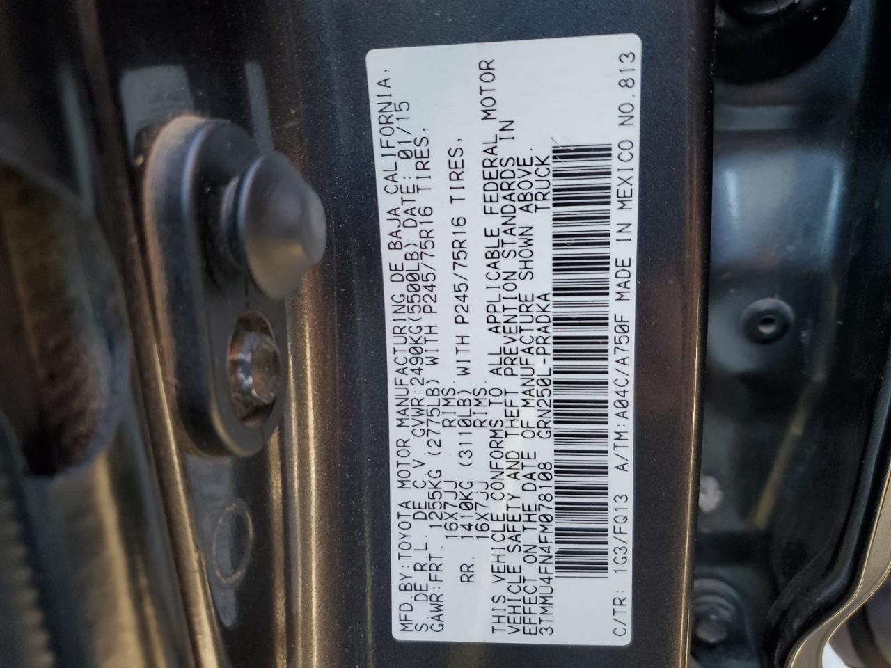 TOYOTA TACOMA DOUBLE CAB LONG BED