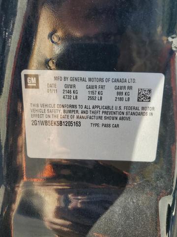 2011 CHEVROLET IMPALA LT - 2G1WB5EK5B1205163