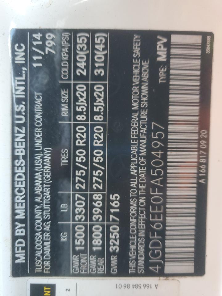 MERCEDES-BENZ GL-CLASS 450 4MATIC