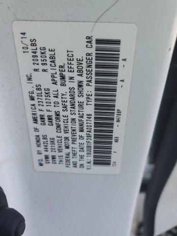 2015 ACURA TLX 19UUB1F39FA007746