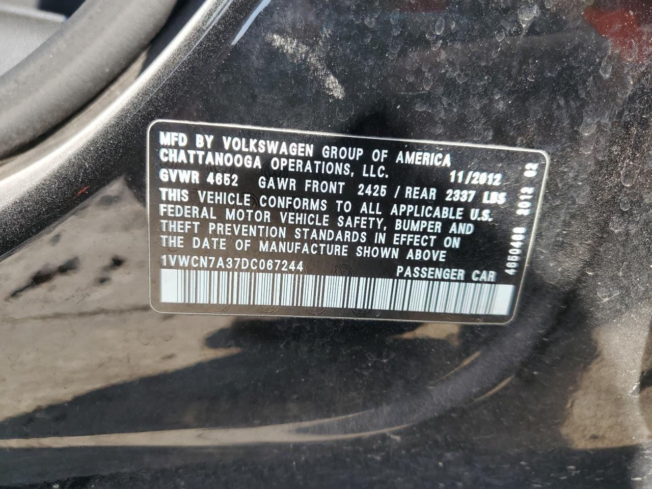 VOLKSWAGEN PASSAT SEL