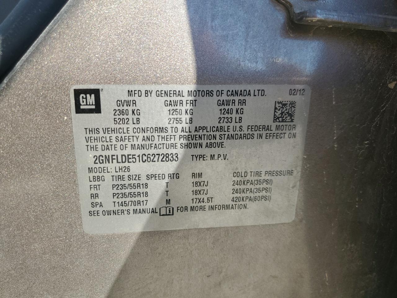 CHEVROLET EQUINOX LT