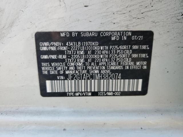 2021 SUBARU CROSSTREK #3304670992