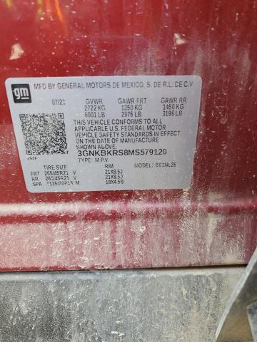 2021 CHEVROLET BLAZER RS - 3GNKBKRS8MS579120