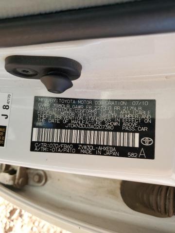 2010 TOYOTA PRIUS - JTDKN3DU3A0207380