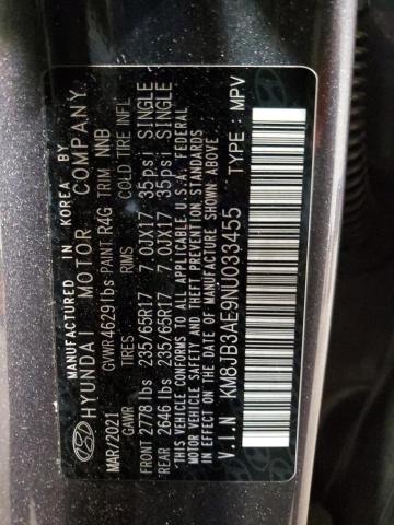 2022 HYUNDAI TUCSON SEL #3301983437