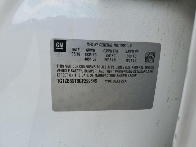 2016 CHEVROLET MALIBU LS - 1G1ZB5ST8GF299646