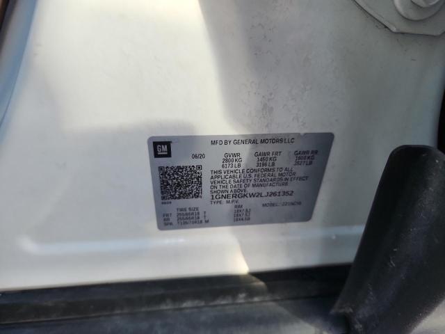 2020 CHEVROLET TRAVERSE L - 1GNERGKW2LJ261352