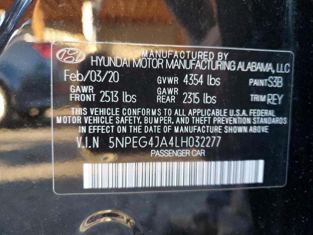 2020 HYUNDAI SONATA SE 5NPEG4JA4LH032277