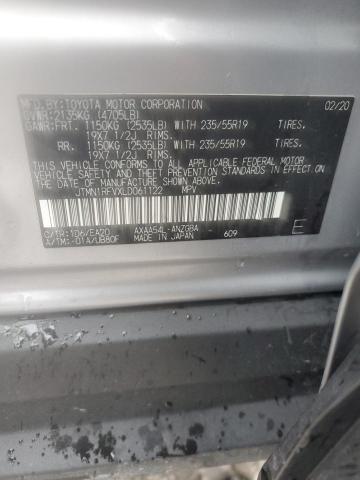 2020 TOYOTA RAV4 LIMIT - JTMN1RFVXLD061122