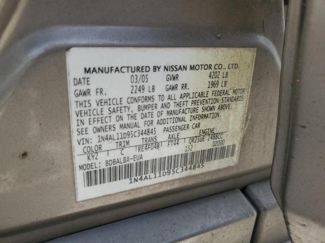 2005 NISSAN ALTIMA S #3297118492